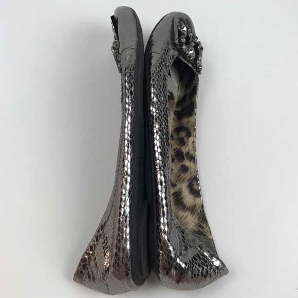 Sam Edelman 11M Caper Pewter Jeweled Snake… - Picture 7 of 8